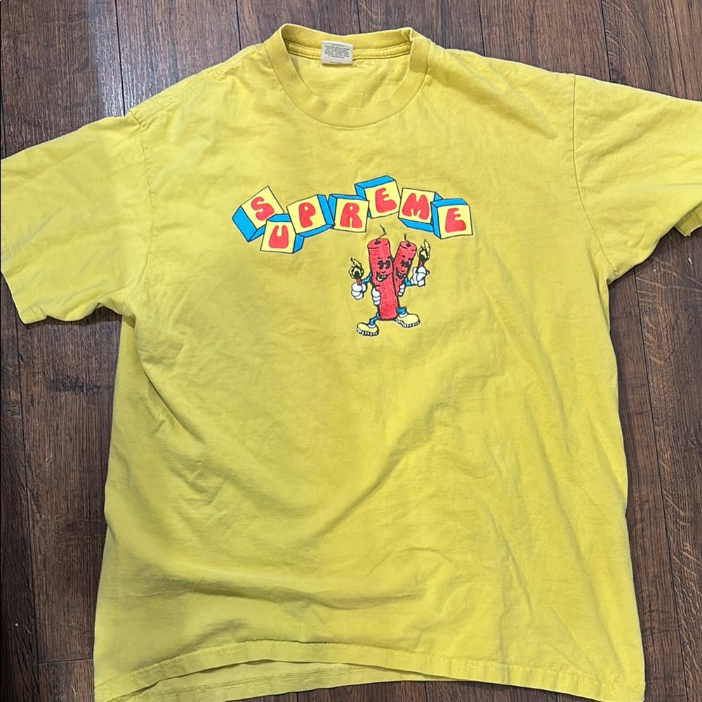 Supreme Acid Yellow Dynamite T-Shirt